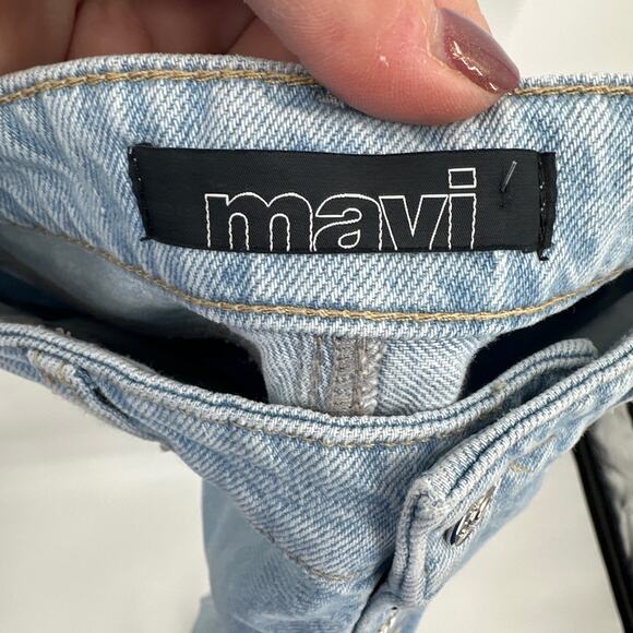 Mavi New Fit Button Fly high rise Straight Leg Jeans Size 27 NWT - Picture 3 of 6